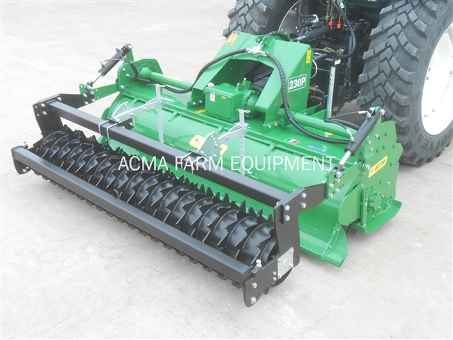 8' Tiller w/Packer Roller for Post Construction Sites, ACMA!